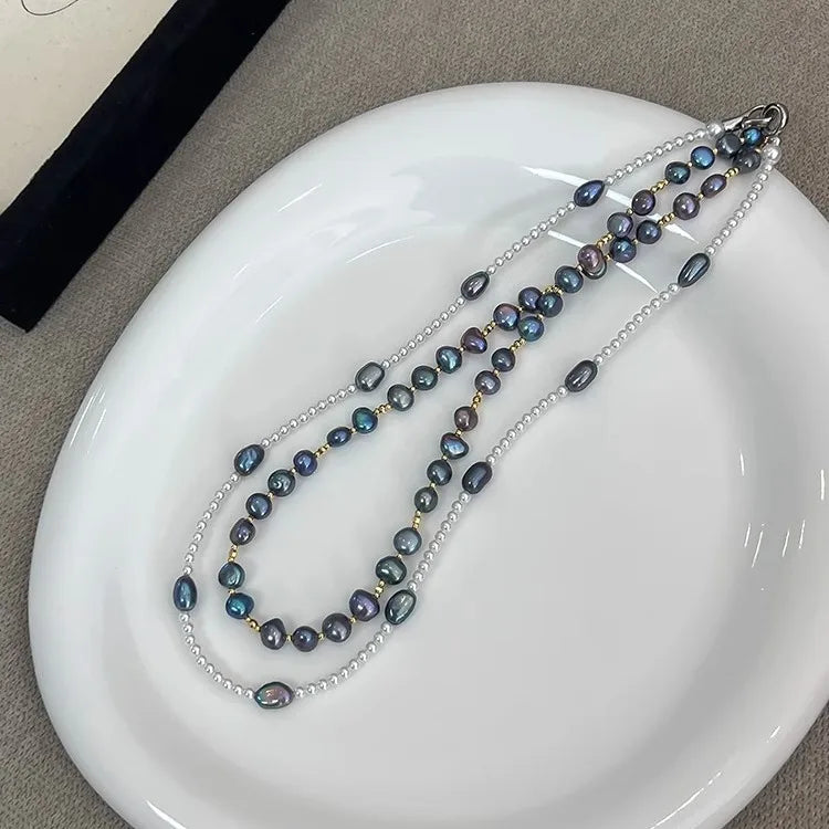 2024 New Design Natural Colorful Freshwater Pearl 14K Gold Filled Female Beads Chains Necklace Promotion Jewelry For Women Gifts